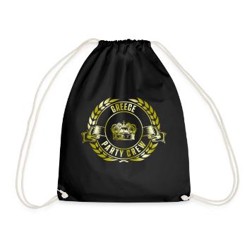 Greece Party Crew - Drawstring Bag - black - Front