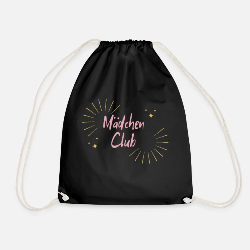 Mädchen Club - Turnbeutel - Schwarz