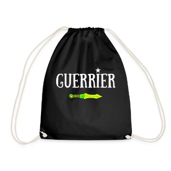 GUERRIER JDR ÉPÉE MAGIQUE - Sac de sport léger - noir - Devant