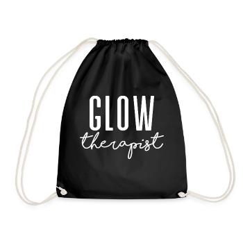 Glow Therapist - Drawstring Bag - black - Front