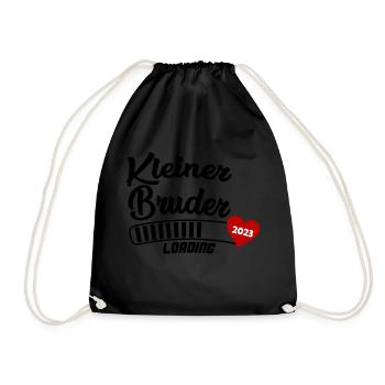 Kleiner Bruder Loading 2023 - Turnbeutel - Schwarz - Vorne