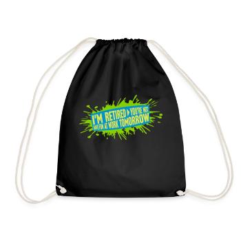 Amusez-vous au travail - Sac de sport léger - noir - Devant