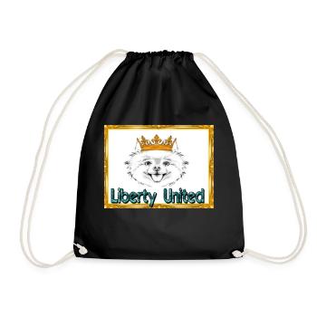 Zwergspitz, Liberty united, Asseccoires, Pullover - Turnbeutel - Schwarz - Vorne