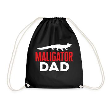 Malinois Belgian Shepherd Mechelaar Dog - Drawstring Bag - black - Front
