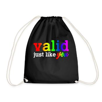 Valide comme vous 2 - Sac de sport léger - noir - Devant