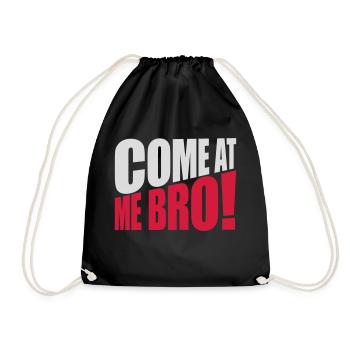 Viens à moi bro - Sac de sport léger - noir - Devant