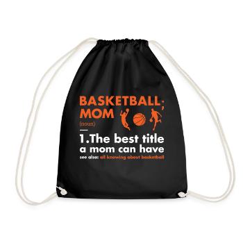 Sports Maman Définition Basketball - Sac de sport léger - noir - Devant