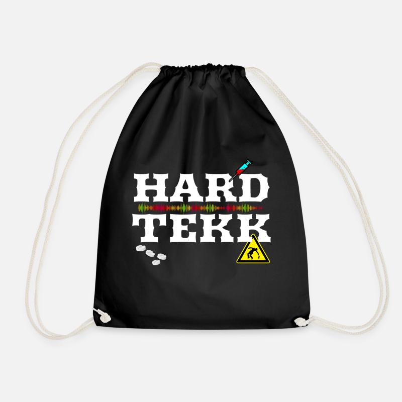 HARD TEKK - Turnbeutel - Schwarz