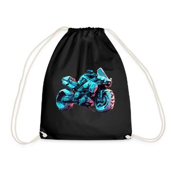La saison moto du futur aujourd’hui - Sac de sport léger - noir - Devant