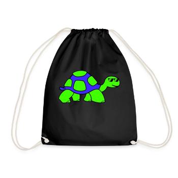 Tortue fraîche - Sac de sport léger - noir - Devant