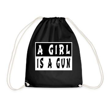 cool quote bday blackpower abort greg abbott - Drawstring Bag - black - Front