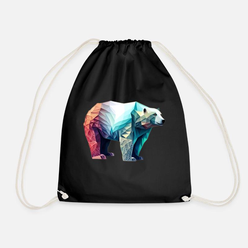 Eisbär - Turnbeutel - Schwarz