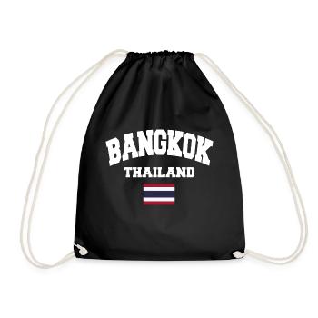 Bangkok - Drawstring Bag - black - Front