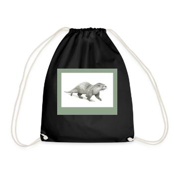 230909 Loutre 3 - Sac de sport léger - noir - Devant