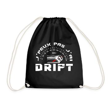 J'Peux Pas J'ai Drift - Sac de sport léger - noir - Devant