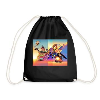 Chill - Drawstring Bag - black - Front