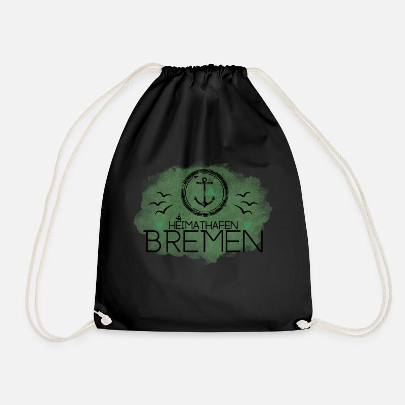 Heimathafen Bremen - Turnbeutel - Schwarz