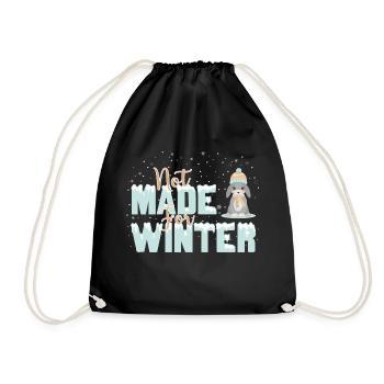 Not made for Winter - Drawstring Bag - black - Front