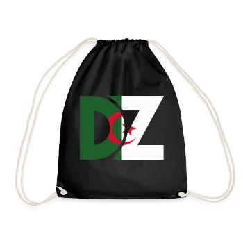 les DZ algériens-idée cadeau Algérie - Sac de sport léger - noir - Devant
