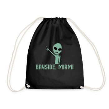 Bayside Miami Shadow Alien - Turnbeutel - Schwarz - Vorne