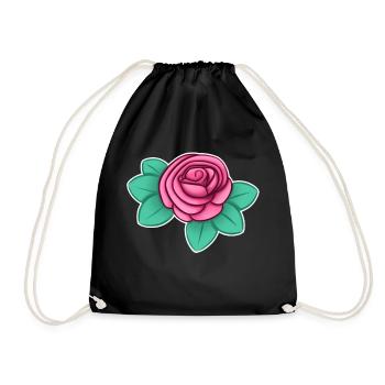 Rose - Sac de sport léger - noir - Devant