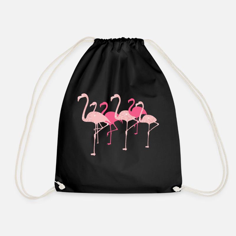 Flamingo Flamingo - Turnbeutel - Schwarz