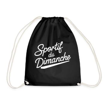 Sportif du dimanche - Sac de sport léger - noir - Devant