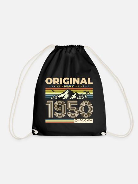 Legende Mai 1950 Jahrgang 1950 Geburtstag 1950 - Turnbeutel - Schwarz