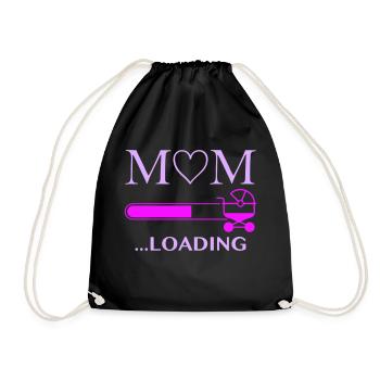 maman chargement - Sac de sport léger - noir - Devant