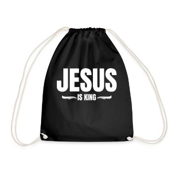 JESUS IS KING - Sac de sport léger - noir - Devant