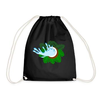 Éventails de noix de - Sac de sport léger - noir - Devant