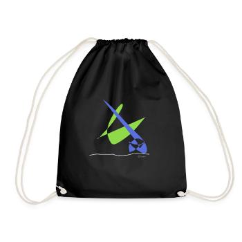 Couleur de la ligne - Sac de sport léger - noir - Devant