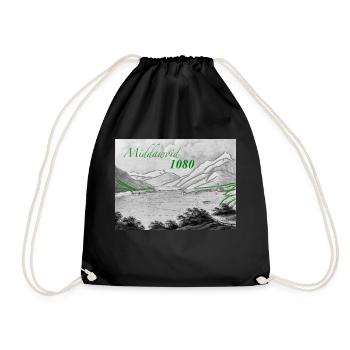 Alpine Couture - Middawoid - Turnbeutel - Schwarz - Vorne