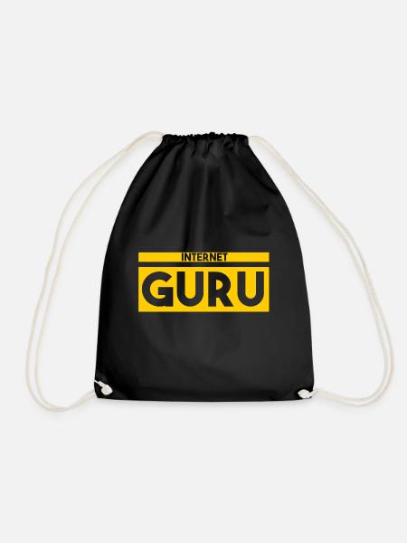 INTERNET GURU - Turnbeutel - Schwarz