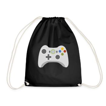 Random 002 controller - Drawstring Bag - black - Front