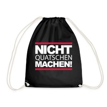 Ne parlez pas de cadeau de chemise | motivation - Sac de sport léger - noir - Devant