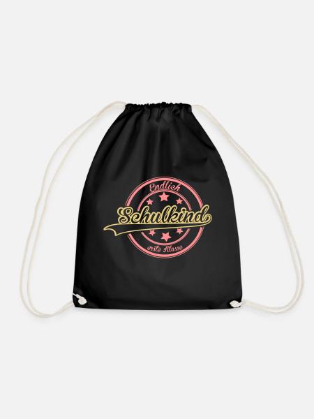 schulkind - Turnbeutel - Schwarz
