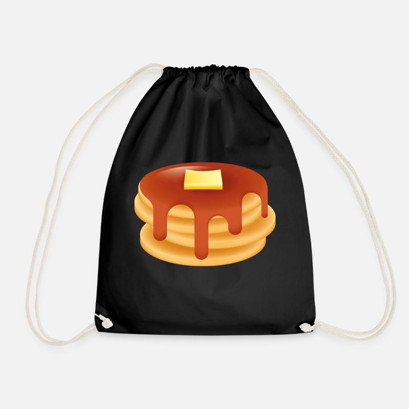 Smiley Pancake - Turnbeutel - Schwarz