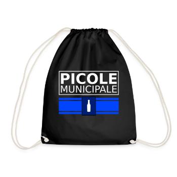 picole municipale - Turnbeutel - Schwarz - Vorne