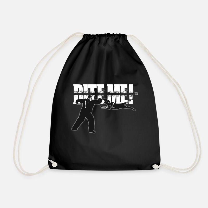 BITE ME - Turnbeutel - Schwarz