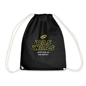 Das wars - Turnbeutel - Schwarz - Vorne