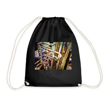Brass band - Drawstring Bag - black - Front