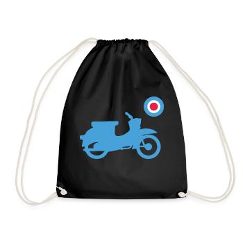Schwalbe Mod Great Britain Style - Turnbeutel - Schwarz - Vorne