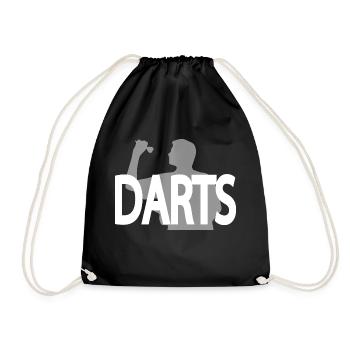 Darts Dart - Drawstring Bag - black - Front