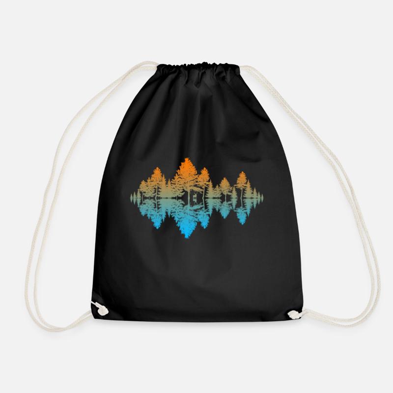 Bruit de la nature (automne) - Sac de sport léger - noir