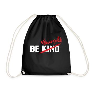 Be yourself - Sac de sport léger - noir - Devant