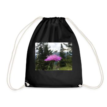 Printemps fleurs - Sac de sport léger - noir - Devant