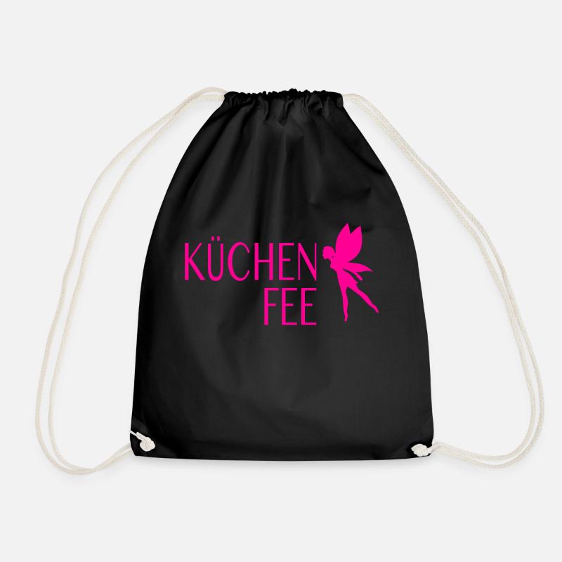 Köchin Küchenfee - Turnbeutel - Schwarz