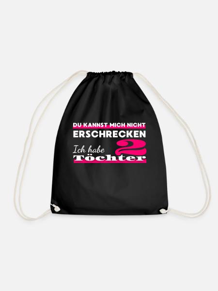 Mama und ihre Töchter - Turnbeutel - Schwarz
