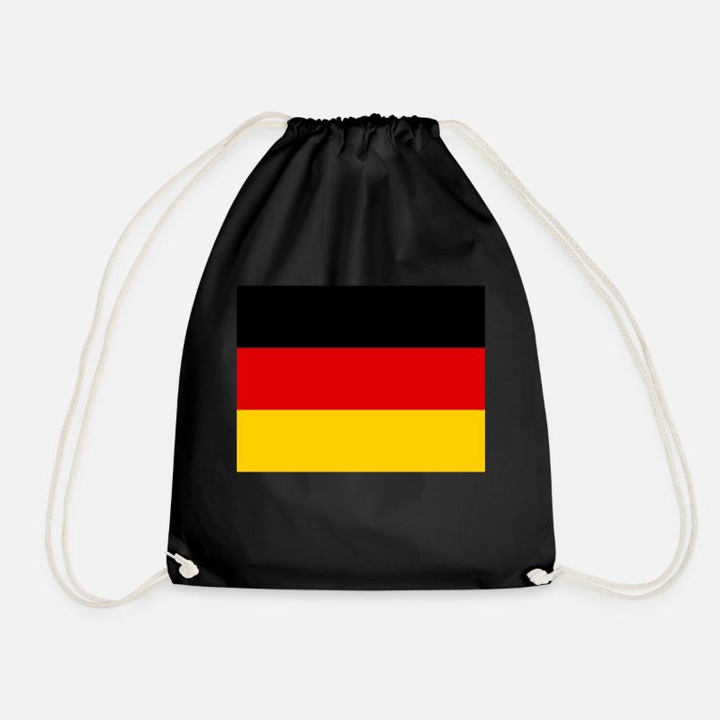 Germany - Drawstring Bag - black